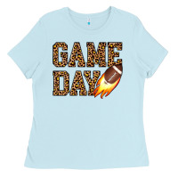 Baby Blue game day football Ladies Tee - JahusDesignShop