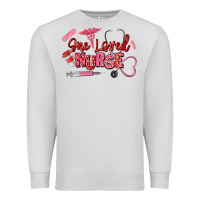 Dove Grey one loved nurse Premium Sweatshirt - texasbilliewilder