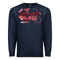 Navy one loved nurse Premium Sweatshirt - texasbilliewilder