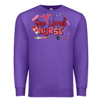 Purple one loved nurse Premium Sweatshirt - texasbilliewilder