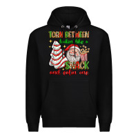 Black torn between lookin' like a snack and eatin' one Premium Hoodie - texasbilliewilder