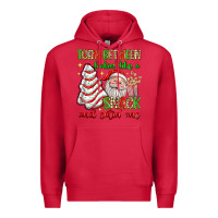 Cardinal torn between lookin' like a snack and eatin' one Premium Hoodie - texasbilliewilder