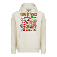 Oatmeal Heather torn between lookin' like a snack and eatin' one Premium Hoodie - texasbilliewilder