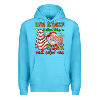 Ocean Blue torn between lookin' like a snack and eatin' one Premium Hoodie - texasbilliewilder