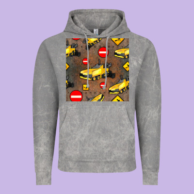 Asphalt Paver Seamless Pattern Vintage Hoodie Designed By Bundleandbundleshop