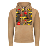 Vintage Camel asphalt paver seamless pattern Vintage Hoodie - BundleAndBundleShop