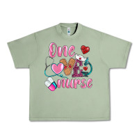 Oil Green one loved nurse Urban Heavy Tee - BarkalooDesign