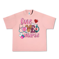 Salmon one loved nurse Urban Heavy Tee - BarkalooDesign