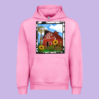 Rustic Western Barn Olivia Urban Hoodie Designed By Oliviacreatesart