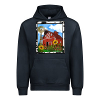 Navy rustic western barn olivia Urban Hoodie - OliviaCreatesArt