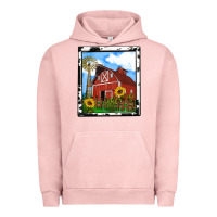 Pigment Salmon rustic western barn olivia Urban Hoodie - OliviaCreatesArt