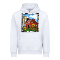 White rustic western barn olivia Urban Hoodie - OliviaCreatesArt