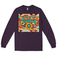 Plum i'm just out here trusting god Long Sleeve Tee - JahusDesignShop
