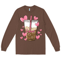 Chestnut valentine coffee lover Long Sleeve Tee - MaliasSmallBusiness