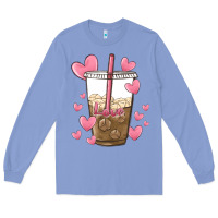 Colony Blue valentine coffee lover Long Sleeve Tee - MaliasSmallBusiness