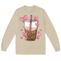 Mushroom valentine coffee lover Long Sleeve Tee - MaliasSmallBusiness