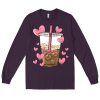 Plum valentine coffee lover Long Sleeve Tee - MaliasSmallBusiness