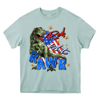 Arona red white rawr Heavy Core Tee - Zillion Design Studio