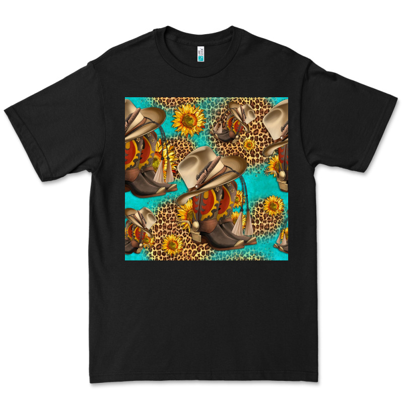 Western Boots And Hat Seamless Pattern Premium Tee by HRA Design Shop | Teevron