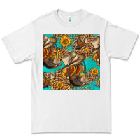 White western boots and hat seamless pattern Premium Tee - HRA Design Shop