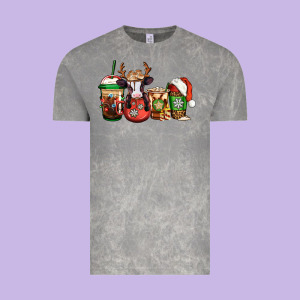 Christmas Baby Calf Coffee Cups Vintage Tee Designed By Jasminsmagicworld