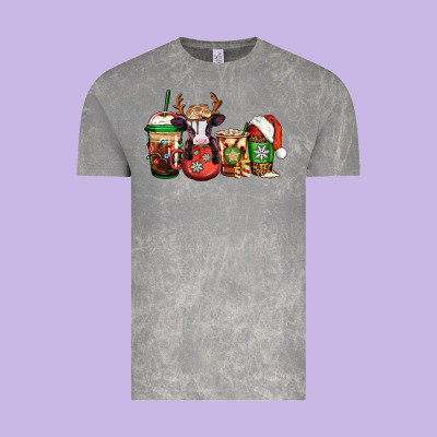 Christmas Baby Calf Coffee Cups Vintage Tee Designed By Jasminsmagicworld
