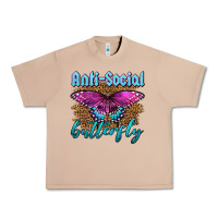 Burro Western Anti-Social Butterfly Urban Heavy Tee - LillyAllenDesigns