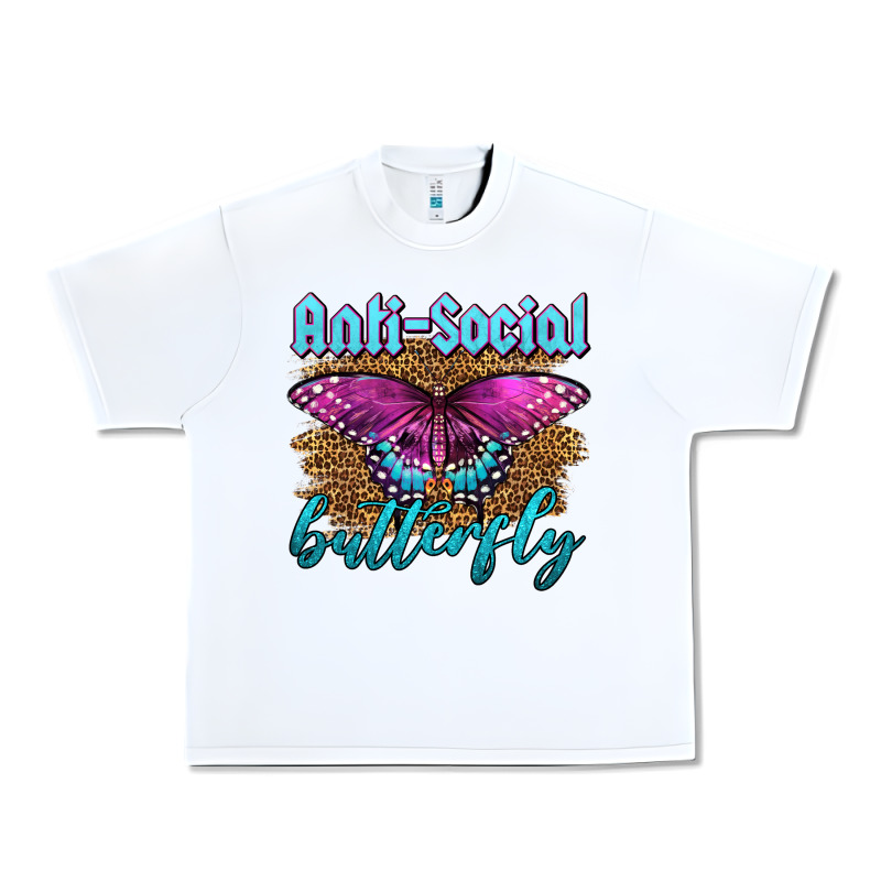 Western Anti-social Butterfly Urban Heavy Tee by LillyAllenDesigns | Teevron