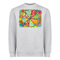 Heather Grey fruit plate Heavyweight Sweatshirt - Jasminsmagicworld