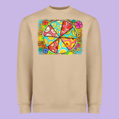 Fruit Plate Heavyweight Sweatshirt Designed By Jasminsmagicworld