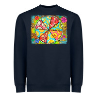 Navy fruit plate Heavyweight Sweatshirt - Jasminsmagicworld