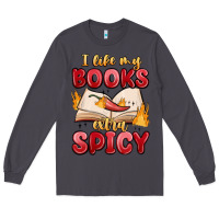 Smoke i like my books extra spicy Long Sleeve Tee - MaliasSmallBusiness