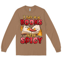 Toasted Coconut i like my books extra spicy Long Sleeve Tee - MaliasSmallBusiness