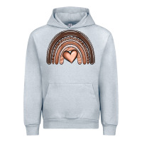 Heather Grey melanin rainbow Urban Hoodie - OliviaCreatesArt