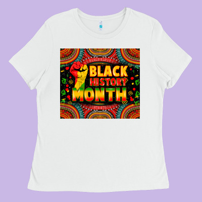 Black History Month Ladies Tee Designed By Zillion Design Studio