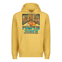 Antique Gold Pumpkin junkie Premium Hoodie - NancyCooperArtShop