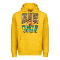 Lemon Pumpkin junkie Premium Hoodie - NancyCooperArtShop