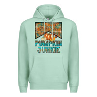 Seafoam Pumpkin junkie Premium Hoodie - NancyCooperArtShop