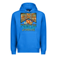 True Royal Pumpkin junkie Premium Hoodie - NancyCooperArtShop