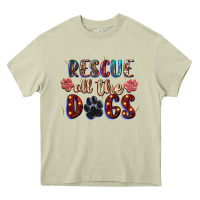 Mossy rescue all the dogs Heavy Core Tee - Zillion Design Studio