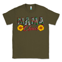 Army Green mama claus Classic Tee - AdoDesignShop