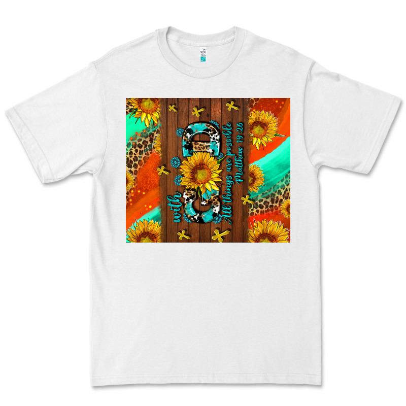 With God All Things Are Possible Premium Tee by AdoDesignShop | Teevron