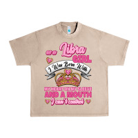 French Oak As A Libra Girl I Was Born With My Heart On My Sleeve And A Mouth Urban Heavy Tee - Jasminsmagicworld