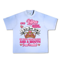 Grape Ice As A Libra Girl I Was Born With My Heart On My Sleeve And A Mouth Urban Heavy Tee - Jasminsmagicworld