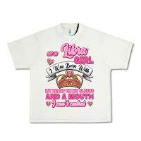 Pistachio As A Libra Girl I Was Born With My Heart On My Sleeve And A Mouth Urban Heavy Tee - Jasminsmagicworld