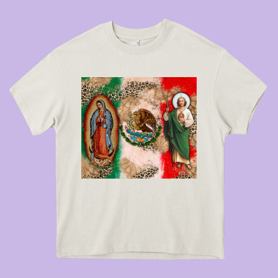 Virgin Mary And San Judas Heavy Core Tee Designed By Cts Tumbler Store