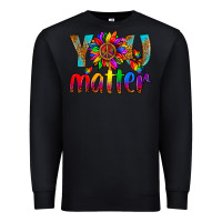 Black LGBTQ+ you matter with leopard Premium Sweatshirt - NancyCooperArtShop
