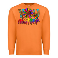 Carrot LGBTQ+ you matter with leopard Premium Sweatshirt - NancyCooperArtShop