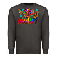 Smoke LGBTQ+ you matter with leopard Premium Sweatshirt - NancyCooperArtShop