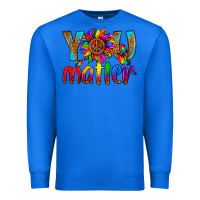 True Royal LGBTQ+ you matter with leopard Premium Sweatshirt - NancyCooperArtShop